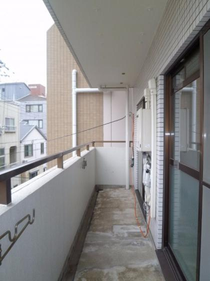 神戸市中央区多聞通５丁目の賃貸マンションのバルコニー