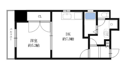 オーベルジュ甲南の間取り