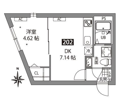 アザレア板橋の間取り