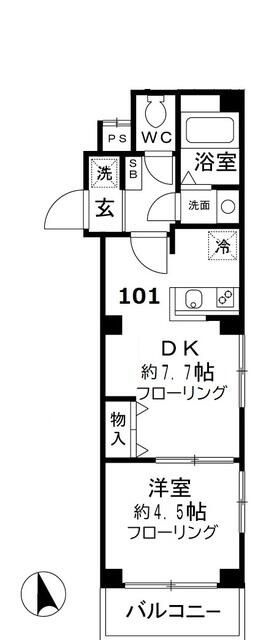 ラ・フォート東日暮里の間取り