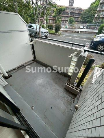 芦屋市翠ケ丘町の賃貸マンションのバルコニー