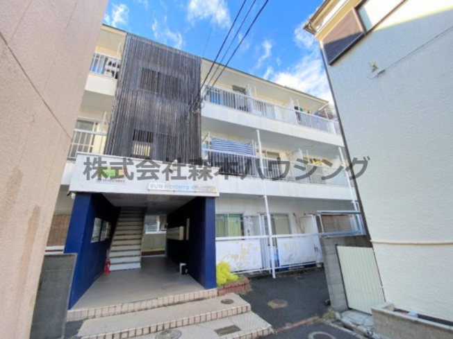 【外観】 | 　サンハイツ光善寺 | 落ち着いた雰囲気の外観です