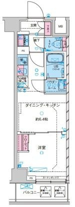 GENOVIA鐘ヶ淵の間取り|間取りです。