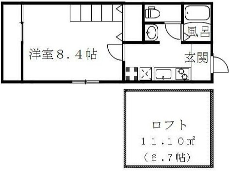 スリジェ北千住の間取り|間取りです。
