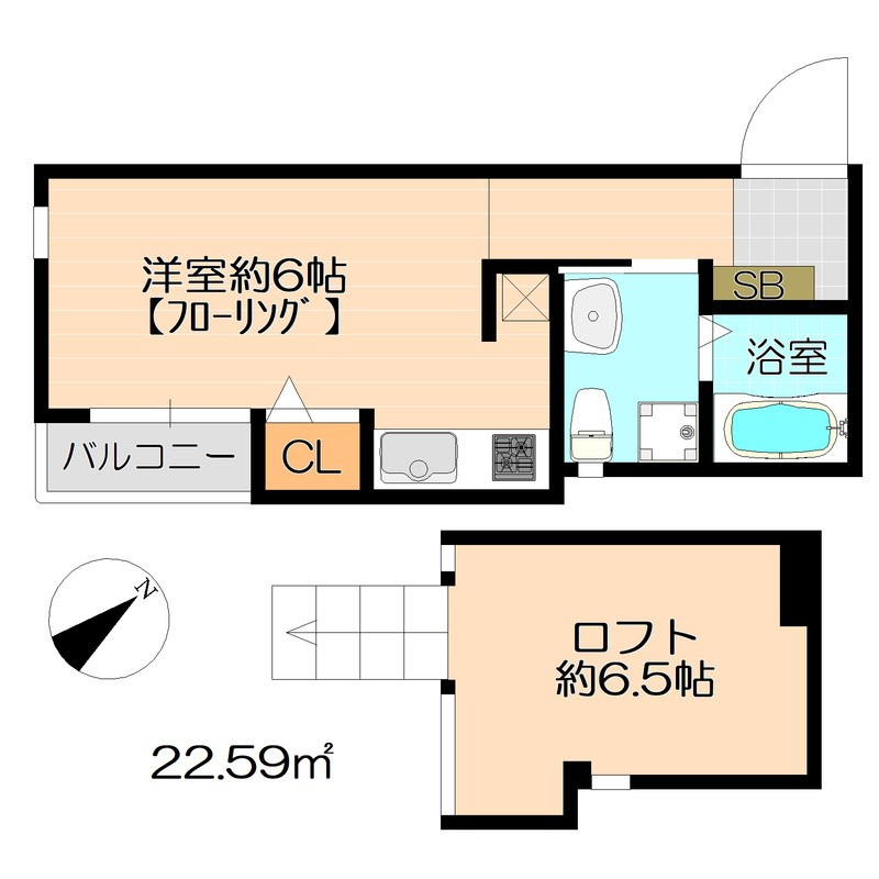 レガシィ井尻の間取り