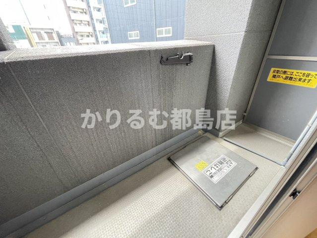 エステムコート大阪城前・ＯＢＰリバーフロントのバルコニー