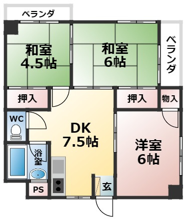 パークサイドの間取り