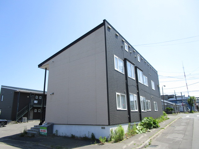釧路市貝塚２丁目のアパートの外観