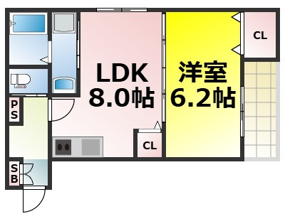 【間取り】 | アート大正 仲介手数料無料