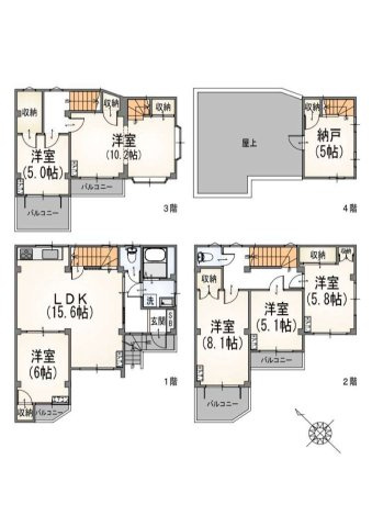 大塚戸建の間取り