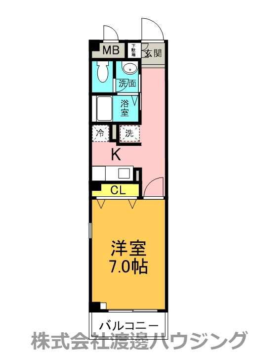 リヴァージュ出来島の間取り