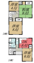 【間取り】 | 市原市磯ヶ谷戸建貸家