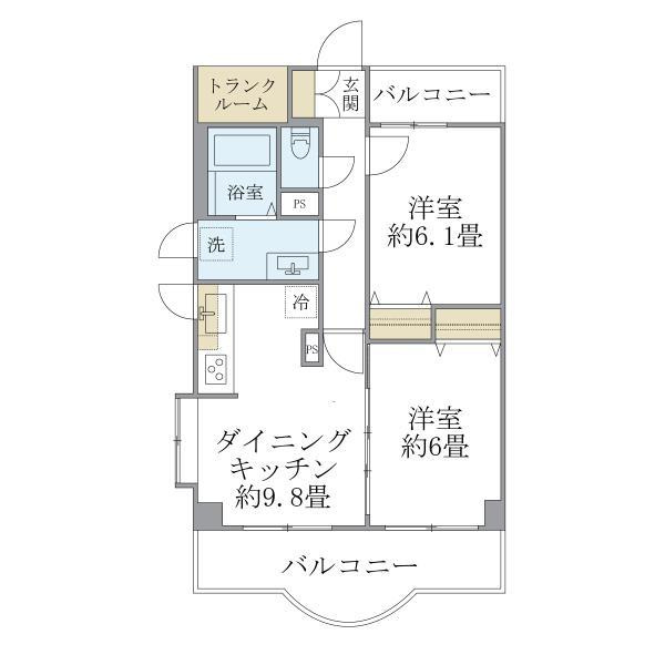 西船橋スクエアガーデンの間取り