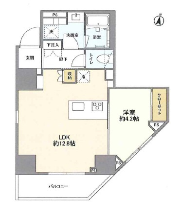 ドゥーエ東大前の間取り