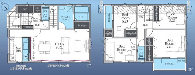 【間取り】 | 3人から4人家族には、新築戸建3LDKよりも広くゆったりした暮らしが出来る4LDKがおすすめです。家の中が広いことで、家族全員で団らんのできるリビングの他、子供1人に1部屋を割り当てることも可能です。