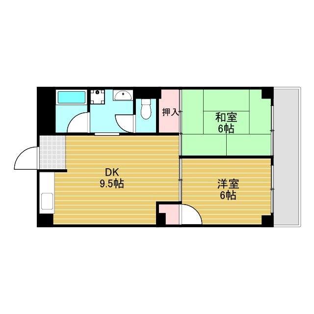 リブランス河村マンションの間取り