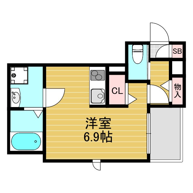 ハーモニーテラス三津屋南の間取り