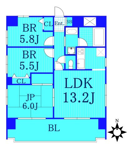 グランチェーズ川崎の間取り