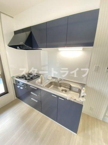 大阪市淀川区木川東４丁目の賃貸マンションのキッチン
