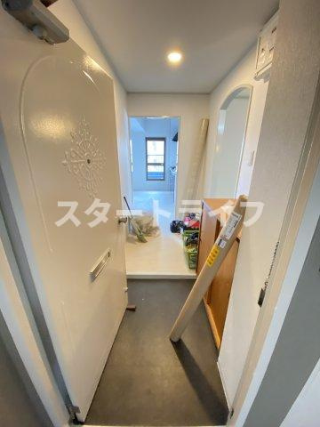 大阪市淀川区木川東４丁目の賃貸マンションの玄関