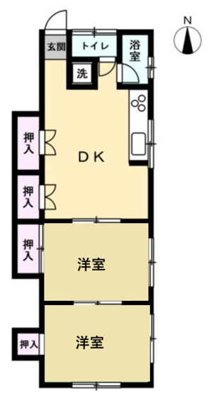 【間取り】 | 川崎ハイツ