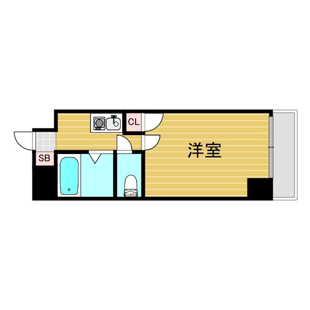 クレハタワーズ東中島の間取り