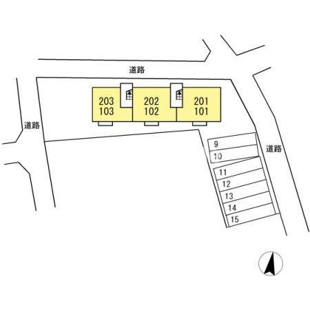 エクセルヒルズの区画図|当社、チルホームのHPもご覧ください(^^)/物件情報多数♪