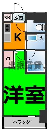 仲介手数料0円！RAFFLE OZONEの間取り