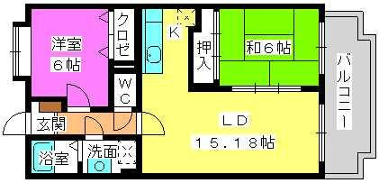 ヴィルヌーブの間取り