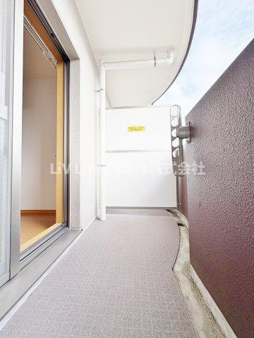東大和市向原６丁目の賃貸マンションのバルコニー