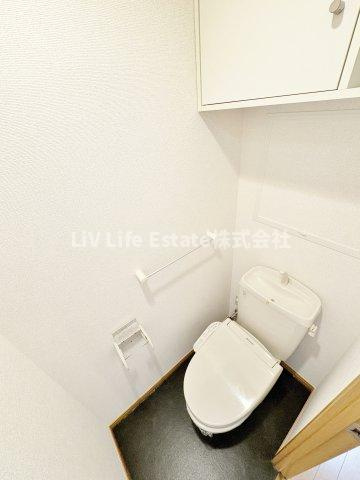 東大和市向原６丁目の賃貸マンションのトイレ