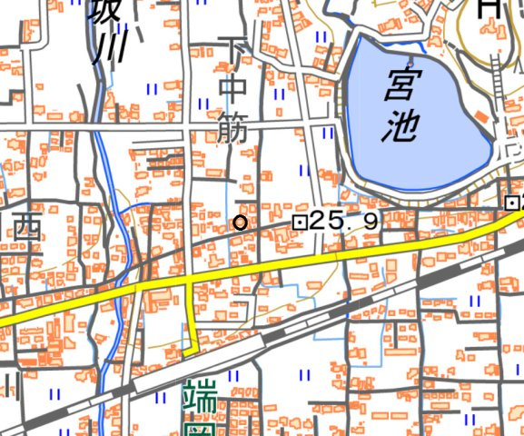高松市国分寺町 1棟アパートの地図