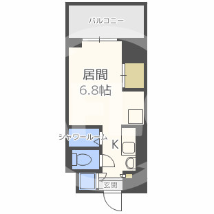 エス・キュート西天満の間取り|エス・キュート西天満　間取り