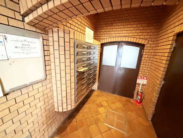 ゆたかコーポのエントランス
