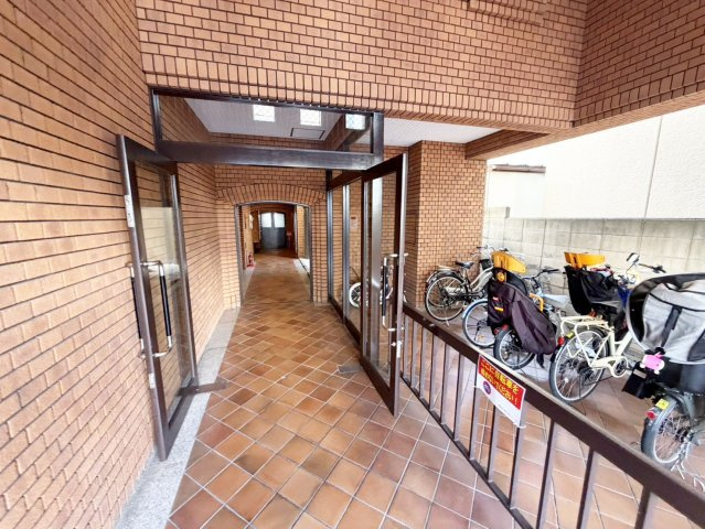 ゆたかコーポのエントランス