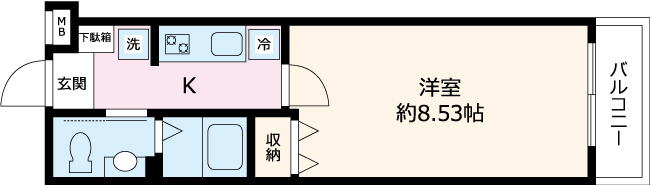 Sanctuaire赤羽の間取り