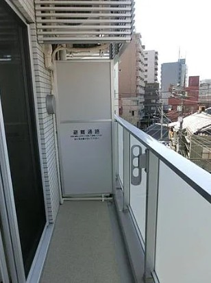 ハーモニーレジデンス上野ノースフロントのバルコニー
