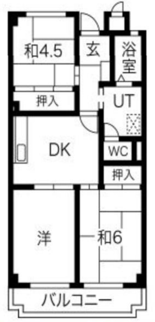 サーティ西尾の間取り