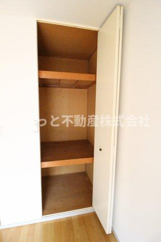 カーサ阿見の収納|大きなスペースがあり、収納には困りません