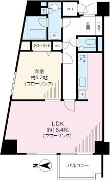 グランドシティ白山の間取り