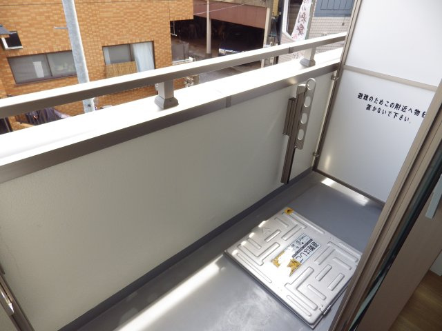 O&O町屋のバルコニー