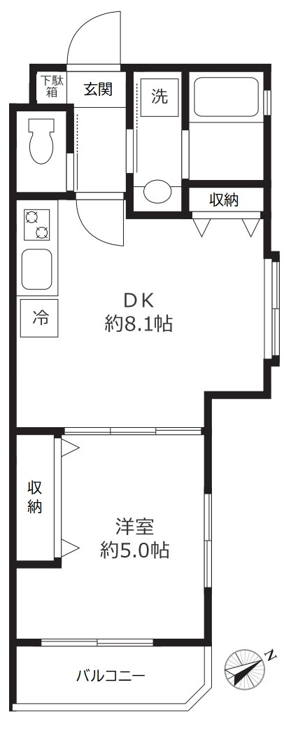 O&O町屋の間取り