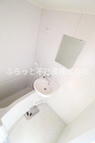 カーサ阿見の浴室|日々の疲れを癒すお風呂付です