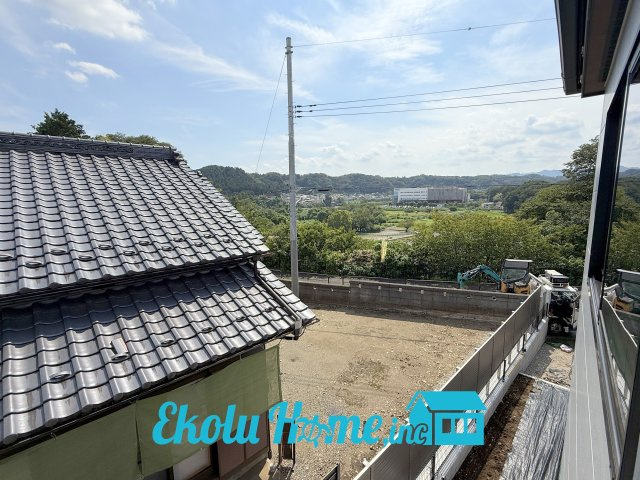 あきる野雨間第6　全3棟　2号棟の展望|2026年8月撮影