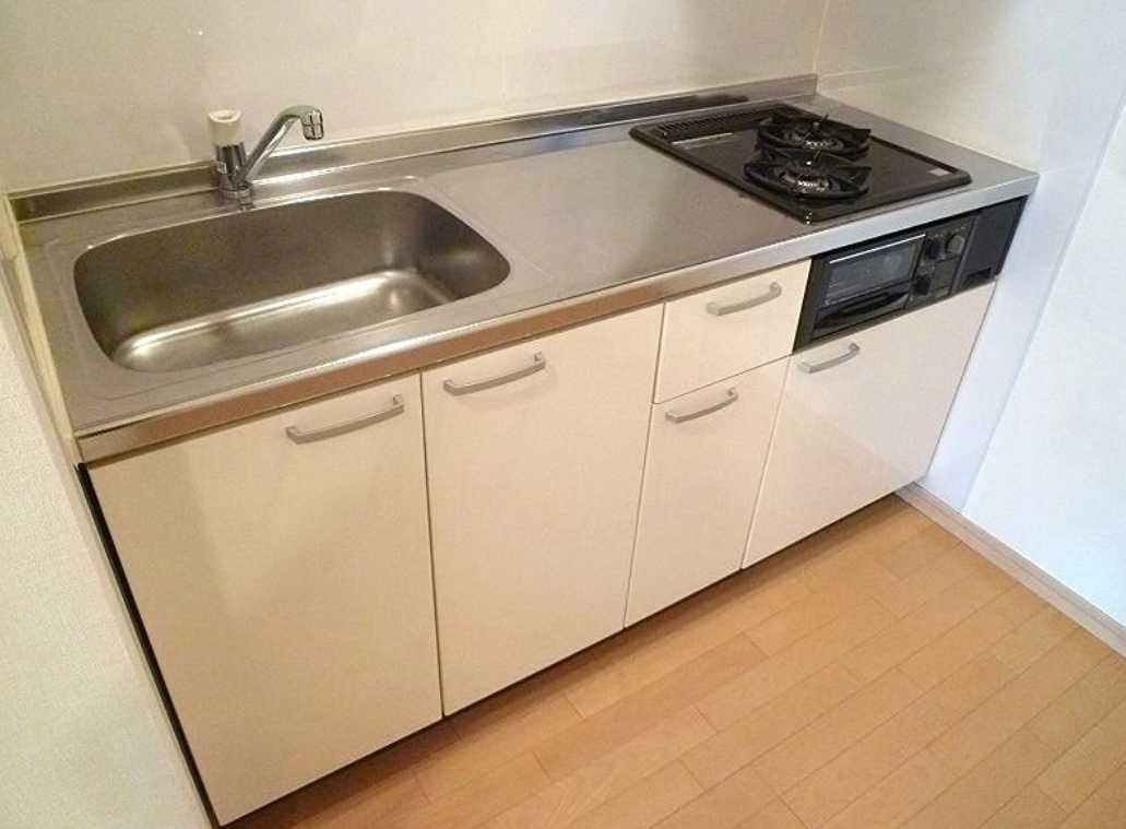 ボンアレット　角部屋　独立洗面台　ダブルロックのキッチン