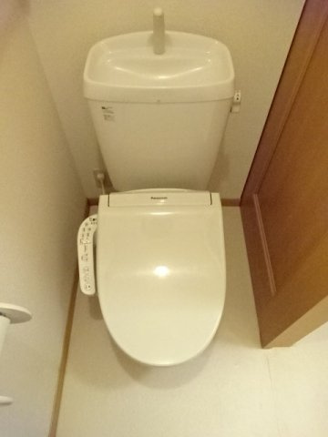 デルソーレＣのトイレ|落ち着いた色調のトイレです
