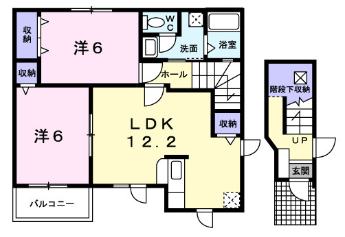 エレガンシアⅡの間取り