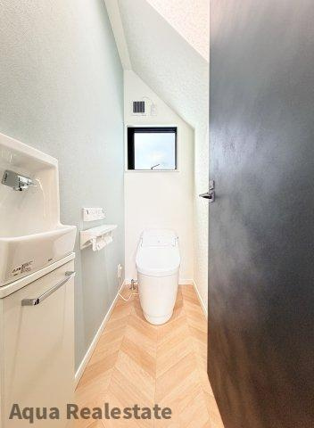 徳島市八万町内浜　新築分譲住宅のトイレ|トイレもきれいです