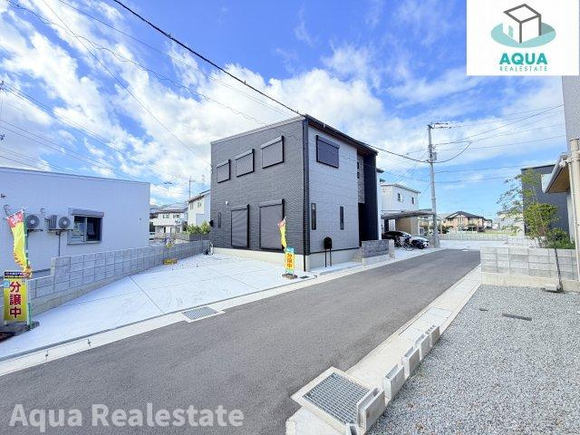 徳島市八万町内浜　新築分譲住宅の外観|きれいな外観です