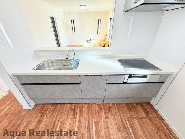 徳島市八万町内浜　新築分譲住宅のキッチン|使いやすいキッチンです